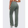 image:imageG4Free Smoofit Modal Soft Straight Leg Sweatpants for Women Elastic High Waist Casual Lounge Dress Pants with PocketsGray Sage