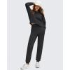 image:imageG4Free Womens Fleece Lined Workout Joggers with Pockets High Waisted Sweatpants Running Casual Outdoor Winter PantsBlack