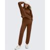 image:imageG4Free Womens Fleece Lined Workout Joggers with Pockets High Waisted Sweatpants Running Casual Outdoor Winter PantsDark Coffee