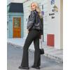 image:imageG4Free Fleece Lined Leggings Women Yoga Dress Pants with 4 Pockets Stretchy Work Pants Business Casual 293133Black