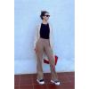 image:imageG4Free Fleece Lined Leggings Women Yoga Dress Pants with 4 Pockets Stretchy Work Pants Business Casual 293133Brown