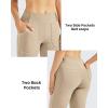 image:imageG4Free Fleece Lined Leggings Women Yoga Dress Pants with 4 Pockets Stretchy Work Pants Business Casual 293133Khaki