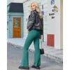 image:imageG4Free Fleece Lined Leggings Women Yoga Dress Pants with 4 Pockets Stretchy Work Pants Business Casual 293133Peacock Blue