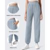 image:imageG4Free Flurrylux Cotton Fleece Lined Joggers for Women High Waist Sweatpants Winter Pants Warm Casual Lounge WorkoutCool Gray