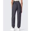 image:imageG4Free Flurrylux Cotton Fleece Lined Joggers for Women High Waist Sweatpants Winter Pants Warm Casual Lounge WorkoutDark Gray