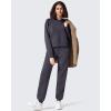 image:imageG4Free Flurrylux Cotton Fleece Lined Joggers for Women High Waist Sweatpants Winter Pants Warm Casual Lounge WorkoutDark Gray