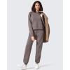 image:imageG4Free Flurrylux Cotton Fleece Lined Joggers for Women High Waist Sweatpants Winter Pants Warm Casual Lounge WorkoutTaupe