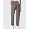 image:imageG4Free Flurrylux Cotton Fleece Lined Joggers for Women High Waist Sweatpants Winter Pants Warm Casual Lounge WorkoutTaupe