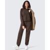 image:imageG4Free Flurrylux Cotton Fleece Lined Joggers for Women High Waist Sweatpants Winter Pants Warm Casual Lounge WorkoutTerracotta Brown