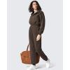 image:imageG4Free Flurrylux Cotton Fleece Lined Joggers for Women High Waist Sweatpants Winter Pants Warm Casual Lounge WorkoutTerracotta Brown