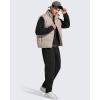 image:imageG4Free Flurrylux Men Fleece Lined Sweatpants Drawstring Cotton Warm Straight Leg Casual Track Pants with PocketsBlack