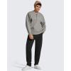 image:imageG4Free Flurrylux Men Fleece Lined Sweatpants Drawstring Cotton Warm Straight Leg Casual Track Pants with PocketsBlack