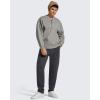 image:imageG4Free Flurrylux Men Fleece Lined Sweatpants Drawstring Cotton Warm Straight Leg Casual Track Pants with PocketsDark Gray