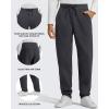 image:imageG4Free Flurrylux Men Fleece Lined Sweatpants Drawstring Cotton Warm Straight Leg Casual Track Pants with PocketsDark Gray