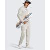 image:imageG4Free Flurrylux Men Fleece Lined Sweatpants Drawstring Cotton Warm Straight Leg Casual Track Pants with PocketsDusty Taupe