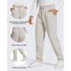 image:imageG4Free Flurrylux Men Fleece Lined Sweatpants Drawstring Cotton Warm Straight Leg Casual Track Pants with PocketsDusty Taupe