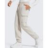 image:imageG4Free Flurrylux Mens Fleece Lined Joggers Cargo Pants Cotton Warm Drawstring Sweatpants with 4 PocketsDusty Taupe
