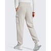 image:imageG4Free Flurrylux Mens Fleece Lined Joggers Cargo Pants Cotton Warm Drawstring Sweatpants with 4 PocketsDusty Taupe
