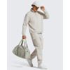 image:imageG4Free Flurrylux Mens Fleece Lined Joggers Cargo Pants Cotton Warm Drawstring Sweatpants with 4 PocketsDusty Taupe