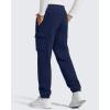 image:imageG4Free Flurrylux Mens Fleece Lined Joggers Cargo Pants Cotton Warm Drawstring Sweatpants with 4 PocketsRoyal Blue