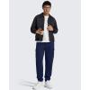 image:imageG4Free Flurrylux Mens Fleece Lined Joggers Cargo Pants Cotton Warm Drawstring Sweatpants with 4 PocketsRoyal Blue