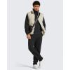 image:imageG4Free Flurrylux Mens Fleece Lined Sweatshirts Half Zip Pullover Cotton Stand Collar Fashion Hoodies Fall WinterBlack