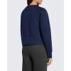 image:imageG4Free Flurrylux Womens Cropped Crewneck Sweatshirts Fleece Lined Loose Fit Pullover Fall Clothes Casual TopsRoyal Blue