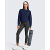 image:imageG4Free Flurrylux Womens Cropped Crewneck Sweatshirts Fleece Lined Loose Fit Pullover Fall Clothes Casual TopsRoyal Blue