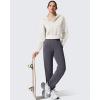 image:imageG4Free Flurrylux Womens Fleece Lined Cropped Jackets Cotton Zip Up Hoodies with Pockets Thermal SweatshirtDusty Taupe