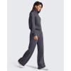 image:imageG4Free Flurrylux Womens Sweatshirts Fleece Lined Quarter Zip Mock Neck Pullover Winter Fashion Outfits ClothesDark Gray