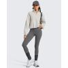 image:imageG4Free Flurrylux Womens Sweatshirts Fleece Lined Quarter Zip Mock Neck Pullover Winter Fashion Outfits ClothesDusty Taupe