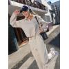 image:imageG4Free Flurrylux Womens Sweatshirts Fleece Lined Quarter Zip Mock Neck Pullover Winter Fashion Outfits ClothesDusty Taupe