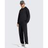 image:imageG4Free Smoofit Fleece Lined Hoodies Pullover for Men Warm Casual Fashion Sweatshirts with Pockets Fall WinterBlack