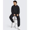 image:imageG4Free Smoofit Fleece Lined Hoodies Pullover for Men Warm Casual Fashion Sweatshirts with Pockets Fall WinterBlack