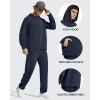 image:imageG4Free Smoofit Fleece Lined Hoodies Pullover for Men Warm Casual Fashion Sweatshirts with Pockets Fall WinterDark Blue