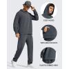 image:imageG4Free Smoofit Fleece Lined Hoodies Pullover for Men Warm Casual Fashion Sweatshirts with Pockets Fall WinterDark Gray