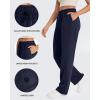 image:imageG4Free Smoofit Modal Soft Wide Leg Sweatpants Yoga Pants with Pockets Drawcord Casual Lounge PantsDark Navy