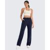image:imageG4Free Smoofit Modal Soft Wide Leg Sweatpants Yoga Pants with Pockets Drawcord Casual Lounge PantsDark Navy