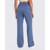 image:imageG4Free Smoofit Modal Soft Wide Leg Sweatpants Yoga Pants with Pockets Drawcord Casual Lounge PantsDenim Blue