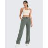 image:imageG4Free Smoofit Modal Soft Wide Leg Sweatpants Yoga Pants with Pockets Drawcord Casual Lounge PantsGray Sage