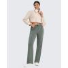 image:imageG4Free Smoofit Modal Soft Wide Leg Sweatpants Yoga Pants with Pockets Drawcord Casual Lounge PantsGray Sage