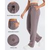 image:imageG4Free Smoofit Modal Soft Wide Leg Sweatpants Yoga Pants with Pockets Drawcord Casual Lounge PantsTaupe