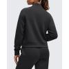 image:imageG4Free Smoofit Modal Soft Womens Sweatshirts HalfZip Pullover Mock Neck Casual Tops with PocketsBlack