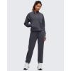image:imageG4Free Smoofit Modal Soft Womens Sweatshirts HalfZip Pullover Mock Neck Casual Tops with PocketsDark Gray