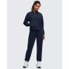 image:imageG4Free Smoofit Modal Soft Womens Sweatshirts HalfZip Pullover Mock Neck Casual Tops with PocketsDark Navy