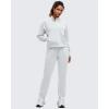 image:imageG4Free Smoofit Modal Soft Womens Sweatshirts HalfZip Pullover Mock Neck Casual Tops with PocketsLight Gray
