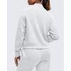 image:imageG4Free Smoofit Modal Soft Womens Sweatshirts HalfZip Pullover Mock Neck Casual Tops with PocketsLight Gray