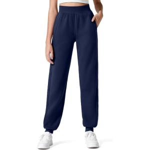 image:imageG4Free Flurrylux Cotton Fleece Lined Joggers for Women High Waist Sweatpants Winter Pants Warm Casual Lounge WorkoutRoyal Blue