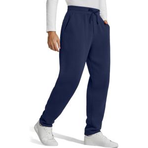 image:imageG4Free Flurrylux Men Fleece Lined Sweatpants Drawstring Cotton Warm Straight Leg Casual Track Pants with PocketsRoyal Blue