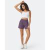 image:imageG4Free EverGoing Dressy Casual Shorts for Women 5 High Waisted Summer Lounge Pleated Shorts with PocketsGrape Purple